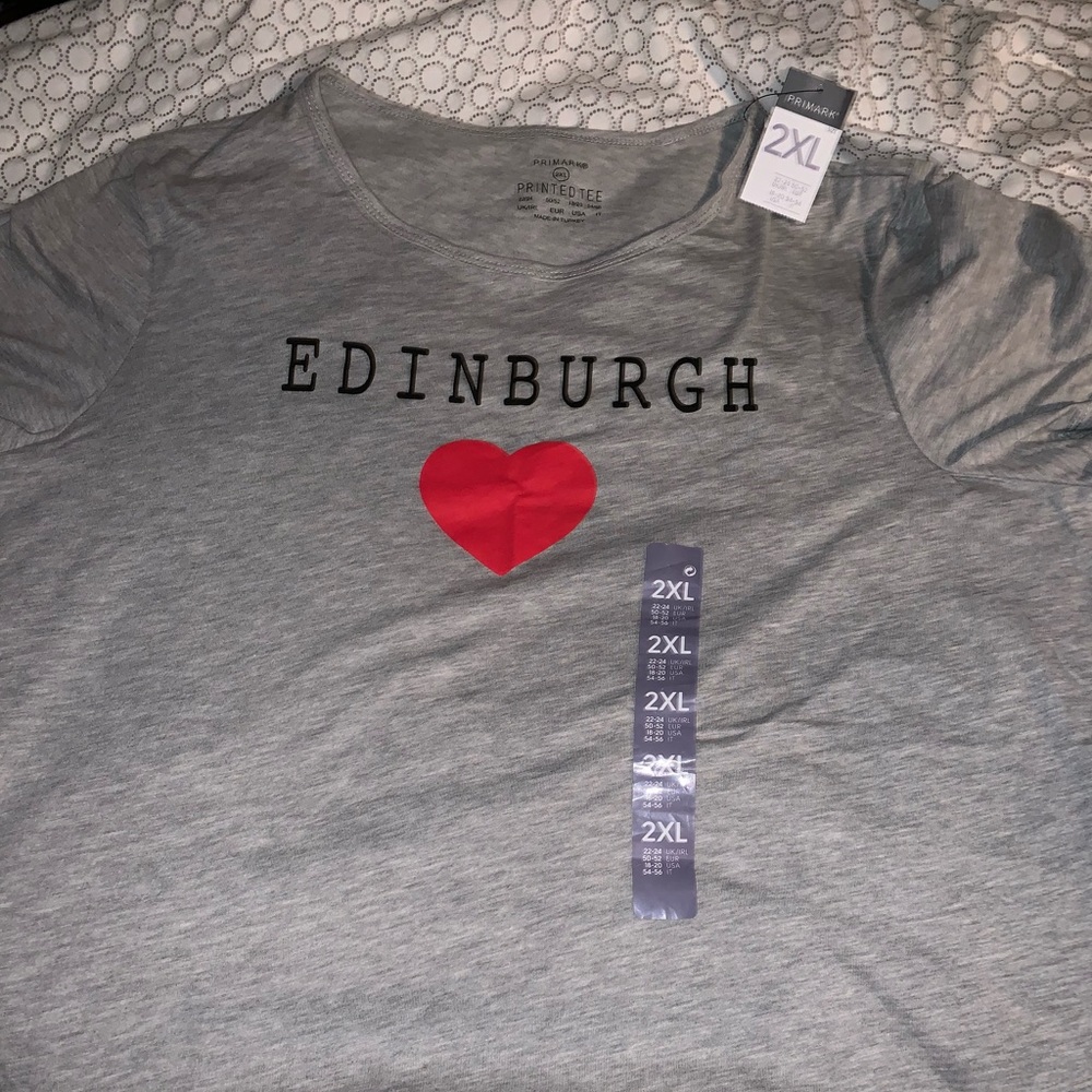 2X Edinburgh t shirt NWT
